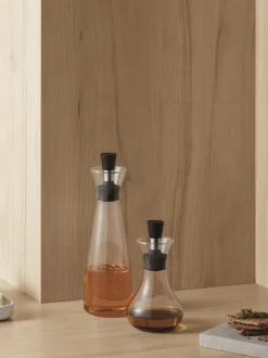 Aceitera y vinagrera de vidrio de borosilicato Seeley