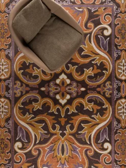 Alfombra artesanal baja Bashmira