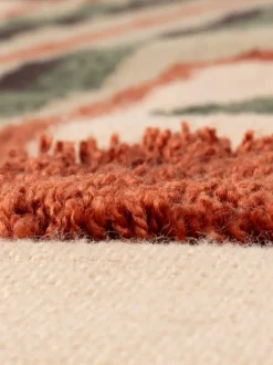 Alfombra artesanal con borlas Haydon, tamaños diferentes