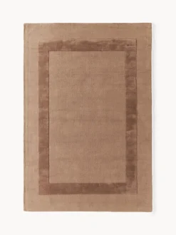 Alfombra artesanal de algodón texturizada Dania