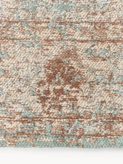 Alfombra artesanal de chenilla Rimini
