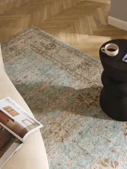 Alfombra artesanal de chenilla Rimini