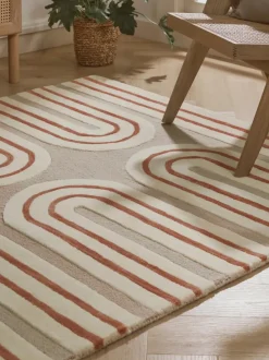 Alfombra artesanal de lana Arne