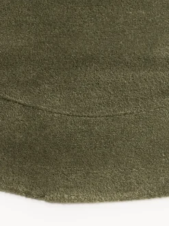 Alfombra artesanal de lana con forma orgánica Kadey
