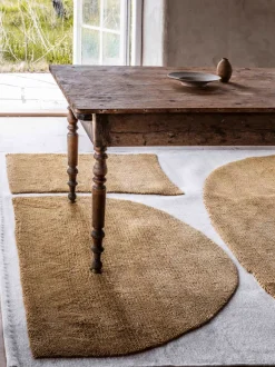 Alfombra artesanal de lana de pelo corto Gotland