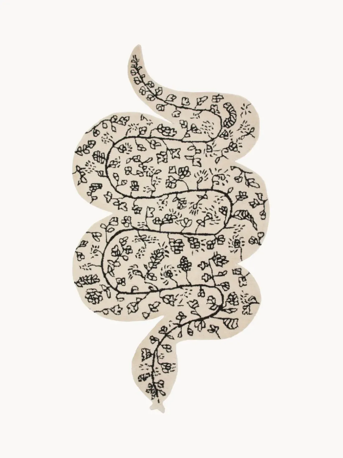Alfombra artesanal de lana Inky