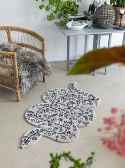 Alfombra artesanal de lana Inky