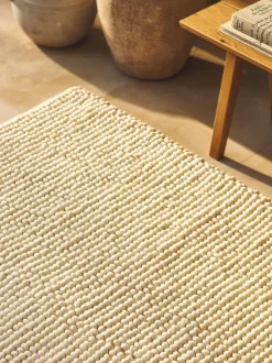 Alfombra artesanal de lana Pebble