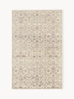 Alfombra artesanal de pelo corto Rosalie