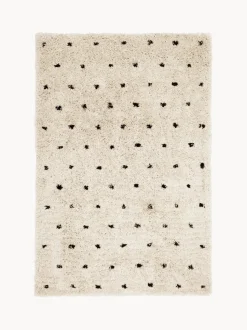 Alfombra artesanal de pelo largo Ayana