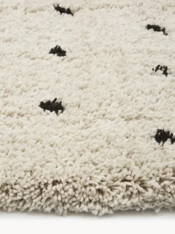 Alfombra artesanal de pelo largo Ayana