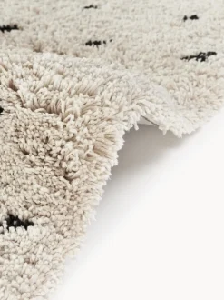 Alfombra artesanal de pelo largo Ayana