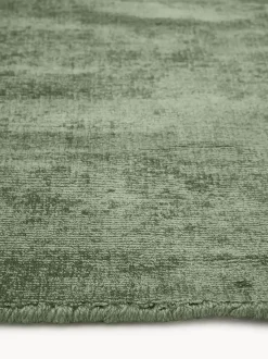 Alfombra artesanal de viscosa Jane
