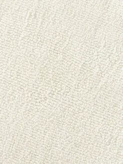 Alfombra artesanal de viscosa con borde ondulado Wavy