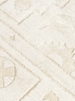 Alfombra artesanal de viscosa Shaila