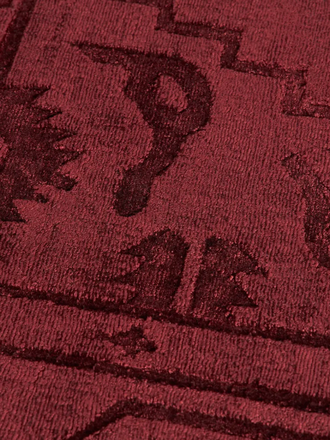 Alfombra artesanal de viscosa Shaila