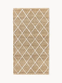 Alfombra artesanal de yute Kunu