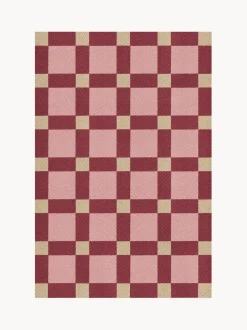 Alfombra artesanal de yute Plum Punsch
