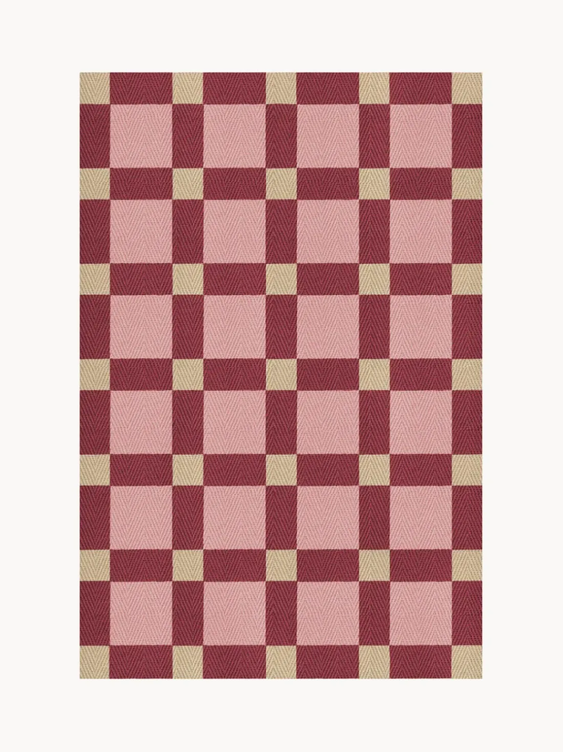 Alfombra artesanal de yute Plum Punsch