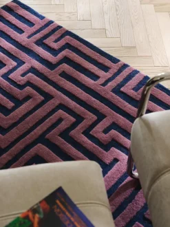Alfombra artesanal texturizada Monty