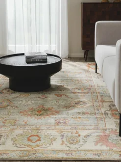 Alfombra con estampado ornamental Mara