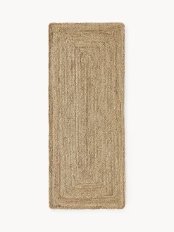 Alfombra corredor artesanal de yute Sharmila