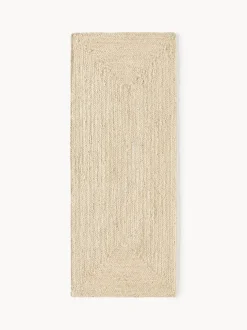 Alfombra corredor artesanal de yute Sharmila