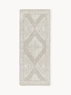 Alfombra corredor artesanal de chenilla Neapel