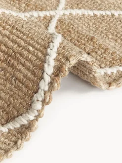 Alfombra corredor artesanal de yute Kunu