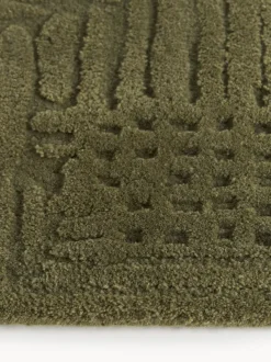 Alfombra corredor artesanal de lana Merima