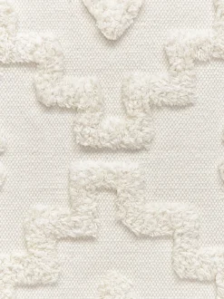 Alfombra corredor artesanal de algodón texturizada Idris