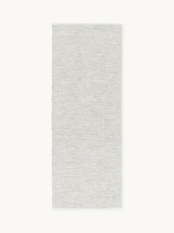 Alfombra corredor artesanal exterior con estampado de rombos vintage Rika