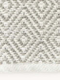 Alfombra corredor artesanal exterior con estampado de rombos vintage Rika