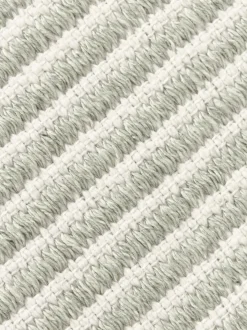 Alfombra corredor artesanal para exterior a rayas Turner
