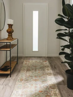 Alfombra corredor con motivos ornamentales Mara