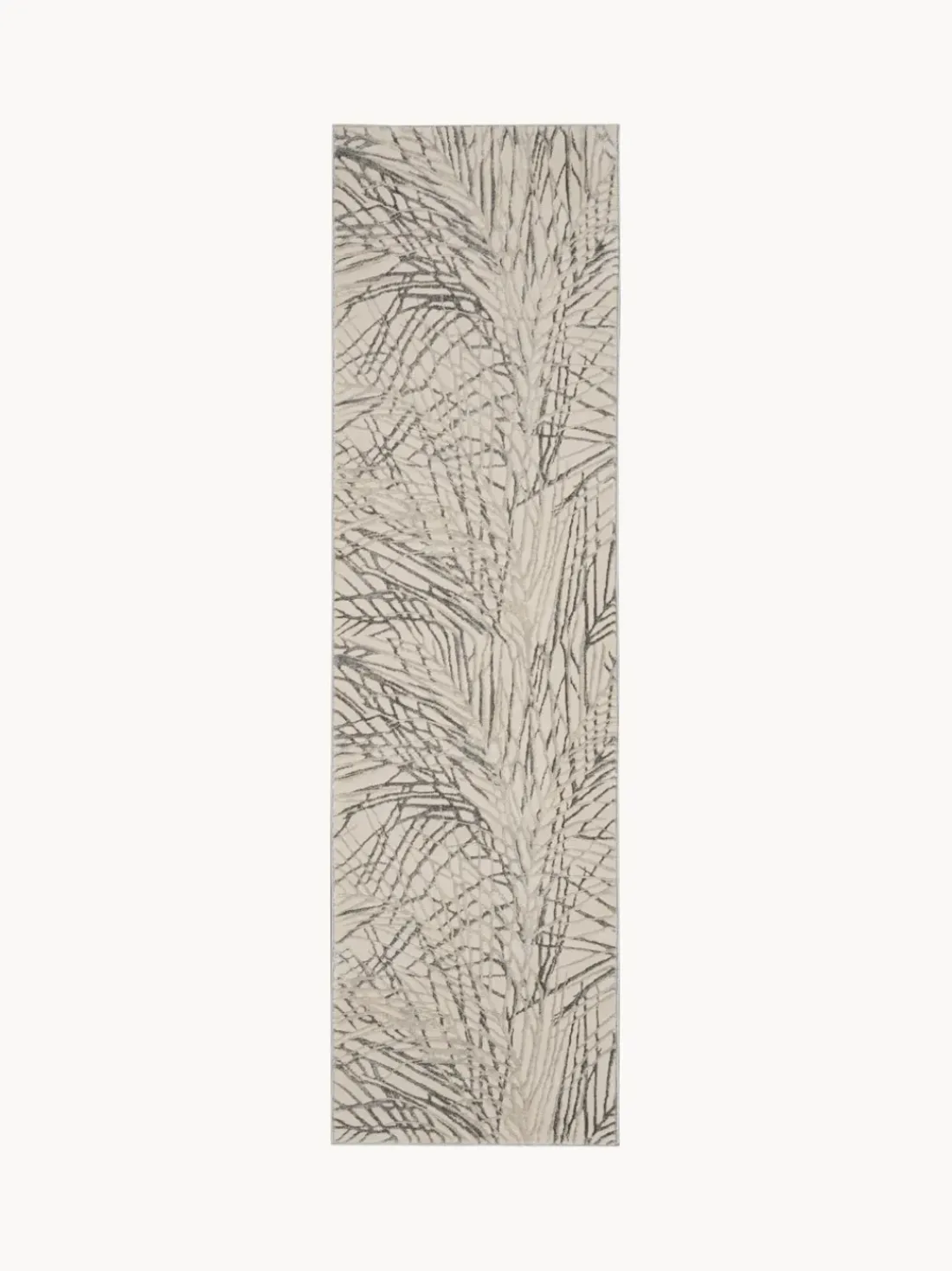 Alfombra corredor de pelo corto con relieves Rustic Texture