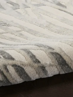 Alfombra corredor de pelo corto con relieves Rustic Texture