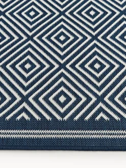 Alfombra corredor exterior reversible en rombos Reddy