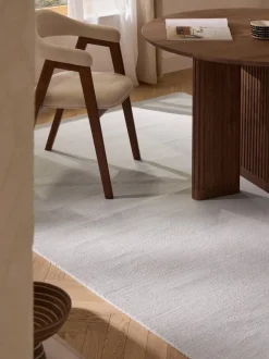 Alfombra de algodón artesanal Lora