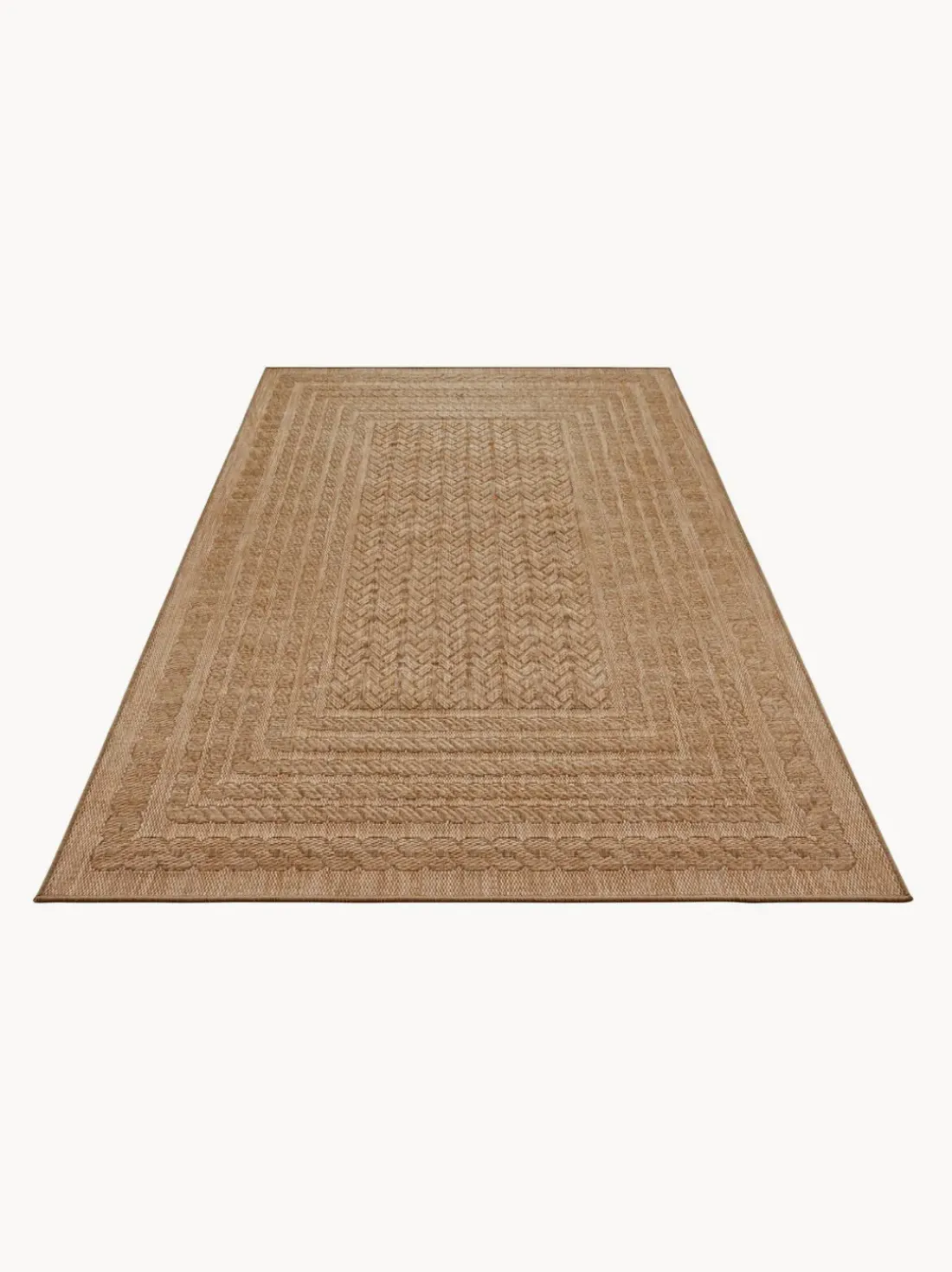 Alfombra de interior/exterior en look yute Limonero