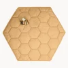 Alfombra de juegos artesanal con juguetes sonajeros Honeycomb