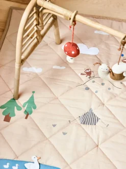Alfombra de juegos de algodón Forest