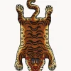 Alfombra de lana artesanal Tiger