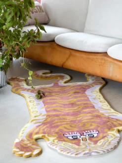 Alfombra de lana artesanal Tigress
