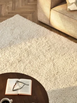 Alfombra de lana de pelo largo Kasper