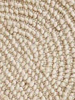 Alfombra de pelo corto artesanal de lana Eleni