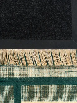 Alfombra de pelo corto con flecos diseño Folkform Monochrome