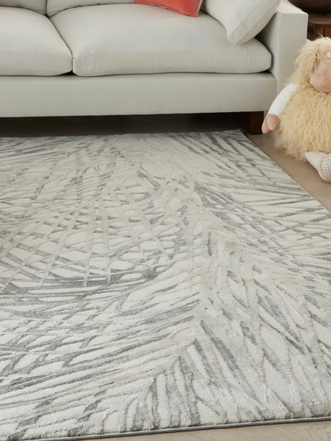 Alfombra de pelo corto con relieves Rustic Texture