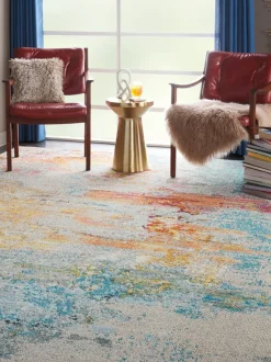 Alfombra de pelo corto de diseño Celestial