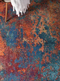 Alfombra de pelo corto de diseño Celestial
